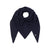 BETA STUDIOS Alexa Triangle cashmere tørklæde - navy blå