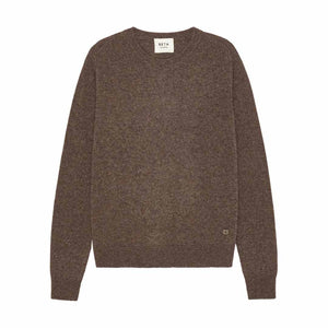 BETA STUDIOS Abbie O-neck cashmere strik - Walnut