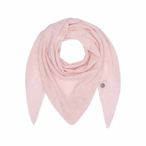 BETA STUDIOS Andrea cashmere Triangle Scarf - Parfait Pink
