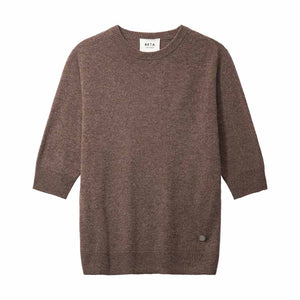 BETA STUDIOS Anna Lady Sleeve cashmere strik - Walnut