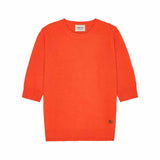 BETA STUDIOS Anna Lady Sleeve cashmere strik - Fresh Zest Orange