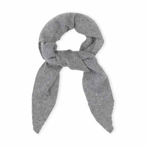 BETA STUDIOS Nilo Medium Triangle cashmere tørklæde - Grey Melange