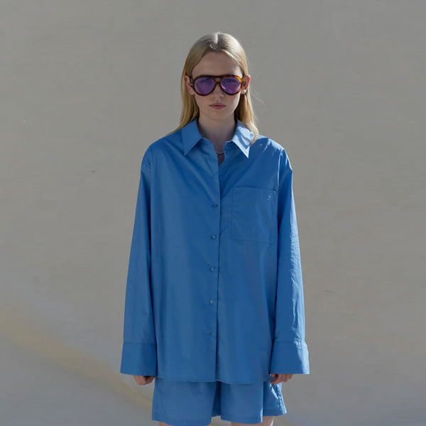 BIRGITTE HERSKIND Henriette skjorte - Oil blå