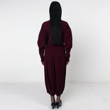 BIRROT Lay3 Point Collar Polo cardigan - Maroon