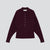 BIRROT Lay3 Point Collar Polo cardigan - Maroon