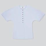 BIRROT Lay3 Half sleeve bluse - baby blue