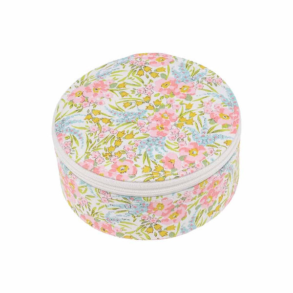 BON DEP rundt smykkeskrin - Liberty Swirling Petals Pink