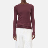 CLOSED T-shirt longsleeve - dark raisin red