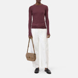 CLOSED T-shirt longsleeve - dark raisin red