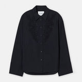 CLOSED Embroidered skjorte - sort