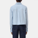 CLOSED Cropped Classic skjorte - Powder Blue