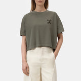 CLOSED Cropped t-shirt - cypress green