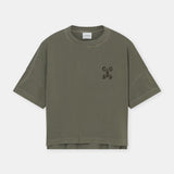 CLOSED Cropped t-shirt - cypress green
