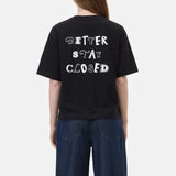 CLOSED Printed t-shirt - sort