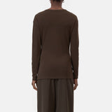 CLOSED Slit detail longsleeve bluse - marsh green