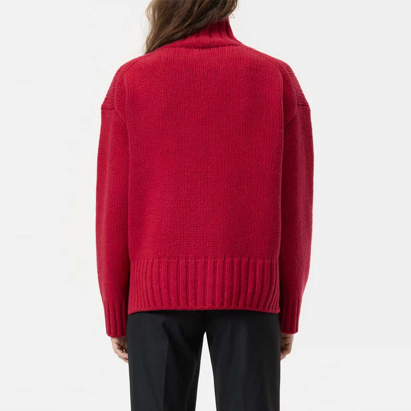 CLOSED Rollneck long sleeve rullekrave strik - chilli pepper rød