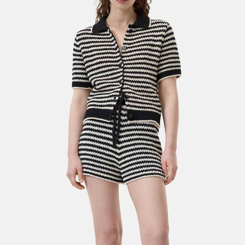 CLOSED Cardigan short sleeve - sort