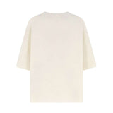 CLOSED Crew neck short sleeve strik - whipped cream