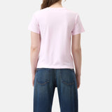 CLOSED Embroidered t-shirt - milkshake pink