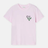 CLOSED Embroidered t-shirt - milkshake pink