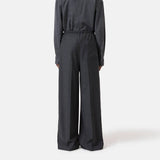 CLOSED Wynston bukser - Antracite melange