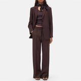 CLOSED Lola blazer jakke - Mahagony brown