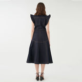 DEA KUDIBAL Devantidea denim kjole - classic blue