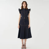 DEA KUDIBAL Devantidea denim kjole - classic blue