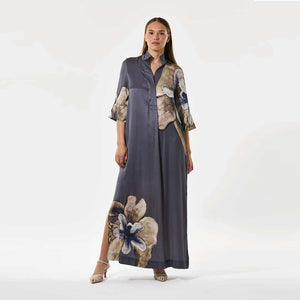 DEA KUDIBAL HelgaDEA silke kjole - Belladonna Steel