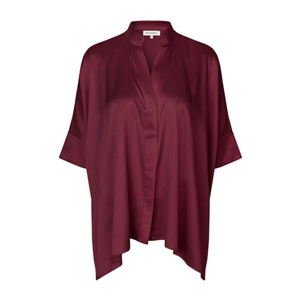 DEA KUDIBAL MandyDEA silke bluse - Bourgogne