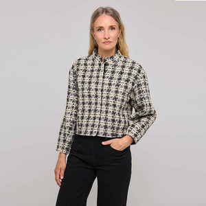 DEA KUDIBAL SafaDEA jakke - Black & White Check