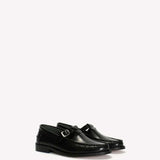 DICO T-bar Moccasin Loafer sko - sort*
