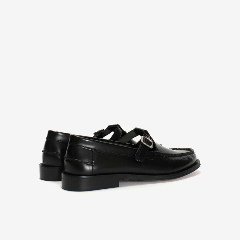 DICO T-bar moccasin loafer - sort