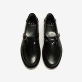 DICO T-bar moccasin loafer - sort