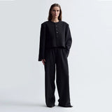 BIRROT Lay2 Drawstring bukser - Anthracite