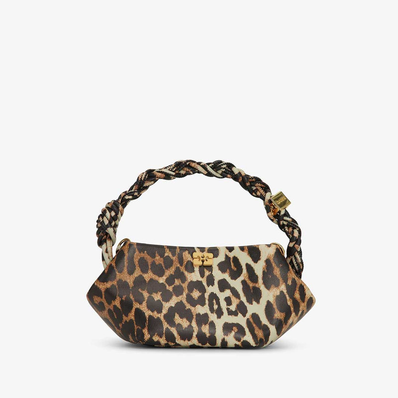 GANNI A5817 Bou taske mini - leopard