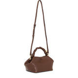 GANNI A5906 Bou Small taske - chocolate