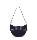 GANNI A6137 Bucky Small Crossbody Denim taske - dark navy