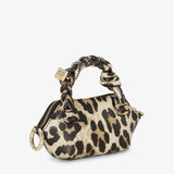 GANNI A6549 Bou Bag Nano Print taske  - leopard