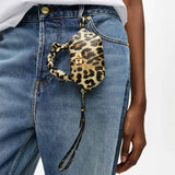 GANNI A6549 Bou Bag Nano Print taske  - leopard