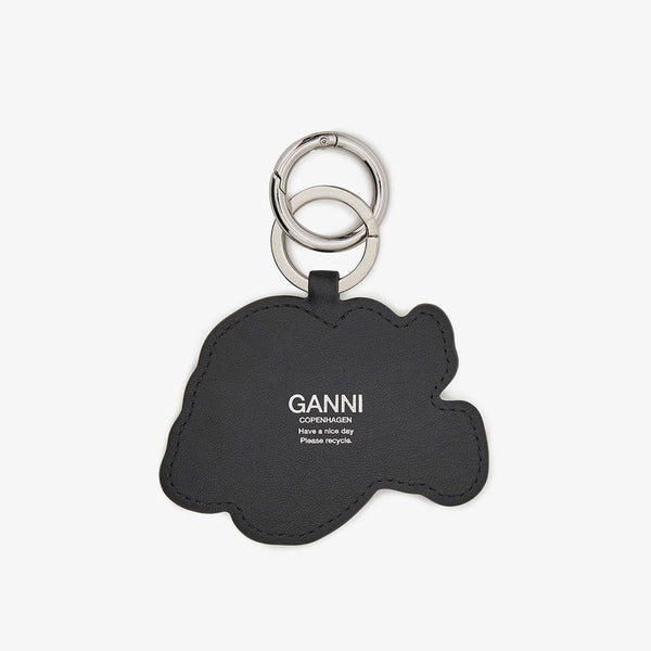 GANNI A7059 Hundehvalp nøglering velvet - Baby Blue