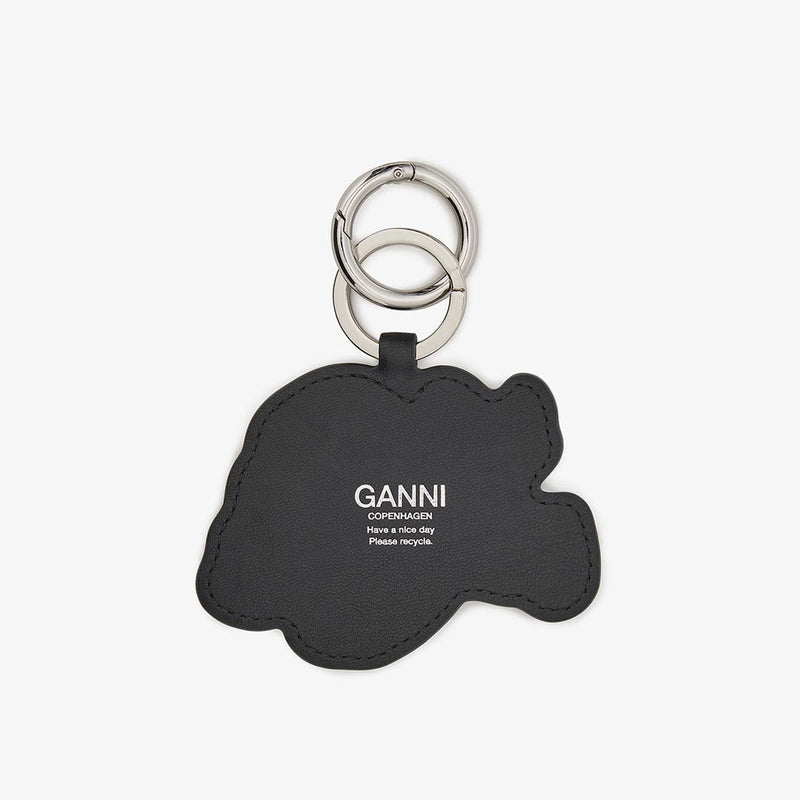 GANNI A7059 Hundehvalp nøglering velvet - Baby Blue