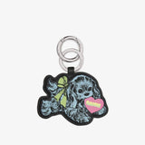 GANNI A7059 Hundehvalp nøglering velvet - Baby Blue