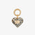 GANNI A7185 Ganni Bou Heart Charm - Leopard