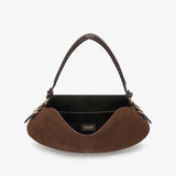 GANNI B2070052 B-Kat suede taske - Chicory coffee