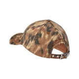 GANNI B3020171 Washed Cotton Print Canvas Cap - Argan oil
