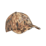 GANNI B3020171 Washed Cotton Print Canvas Cap - Argan oil