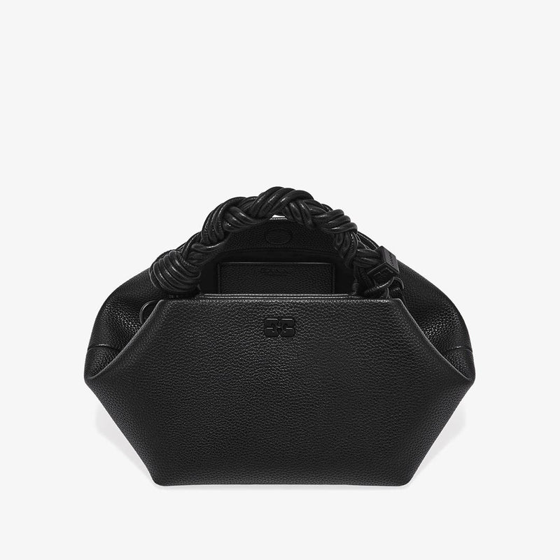 GANNI A6955 Bou bag small Grained taske - sort