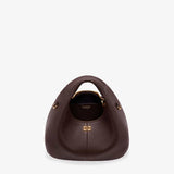 GANNI A7102 Hobo Mini Grained taske - chicory coffee*