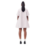 GANNI J1524 Overdyed Heavy Denim Mini kjole - mauve chalk